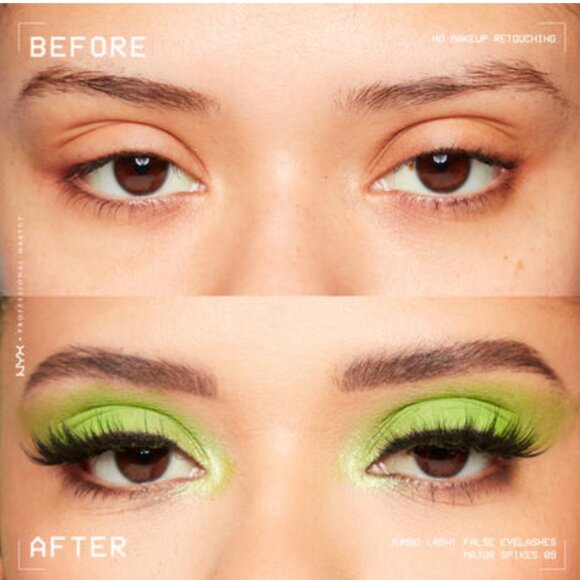 NEW 3 EYELASHES NYX JUMBO MAJOR SPIKES/ANNAFRIS 5D W EXTENSIONS/MINK LASHES? - Picture 3 of 7